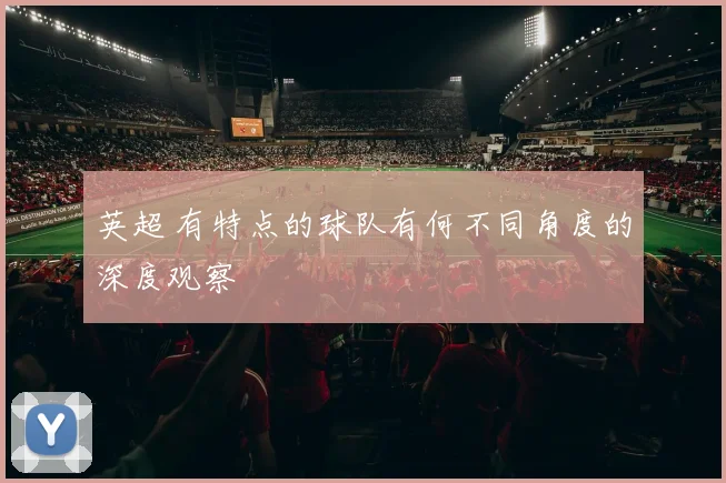 英超 有特点的球队有何不同角度的深度观察